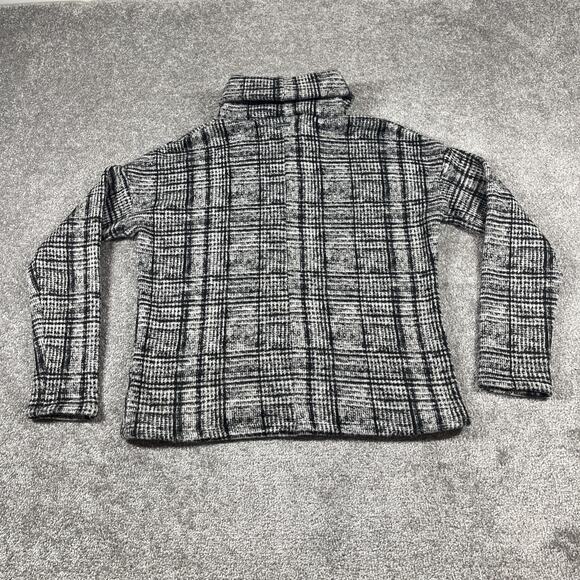Columbia Sweater Womens Medium Turtleneck Plaid Soft Cozy Winter - Picture 7 of 13